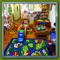 Tiny angels love our learning & playing area